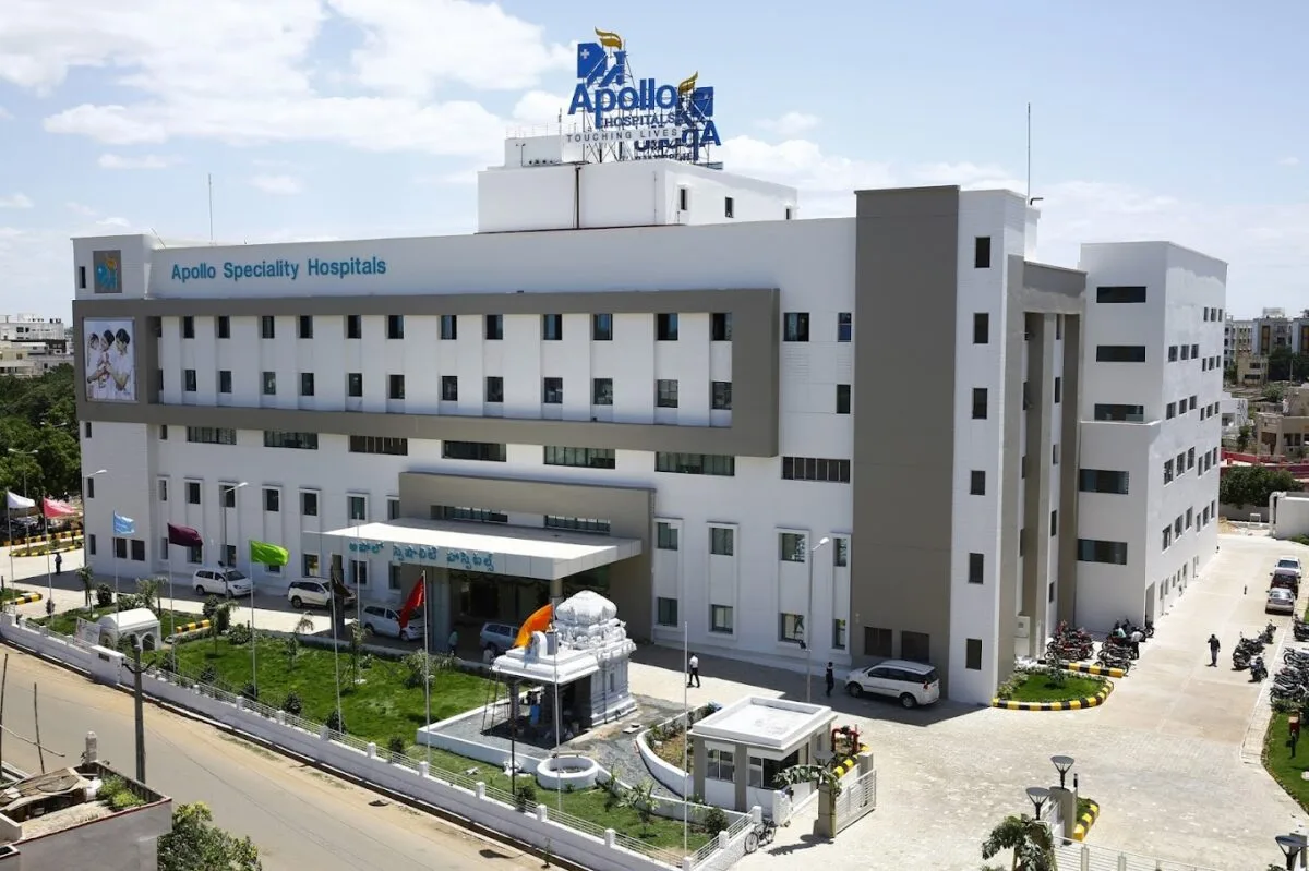 Apollo Hospitals Chennai front view, India’s top private hospital offering multi-specialty care