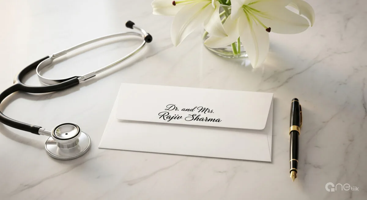 How to Address an Envelope to a Married Couple?  Addressing Doctors & Professionals