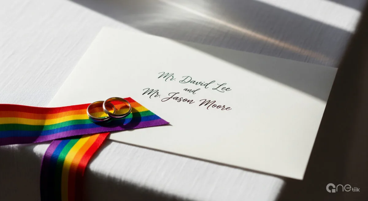 How to Address an Envelope to a Married Couple? Same-Gender Couples & Unmarried Partners.