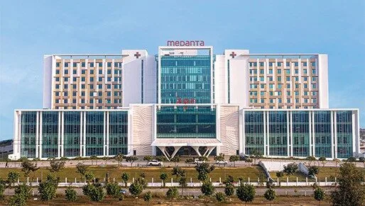 Medanta Hospital Gurgaon building, best multi-specialty hospital in India with cutting-edge treatment and technologies
