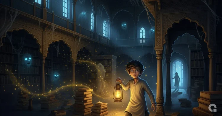 The Haunted Library Moral Story in Hindi with a Twist