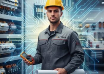 How long does it take to become an electrician — training and apprenticeship timeline with professional electrician holding tools